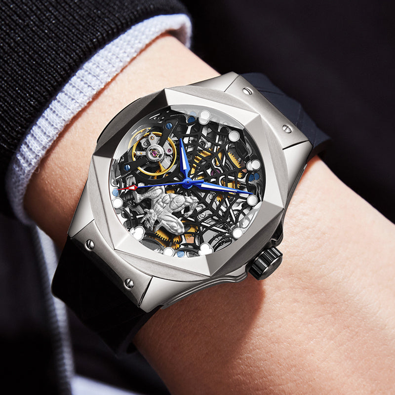 TimeAvenger – Bold Skeletonized Hero Timepiece Hanboro