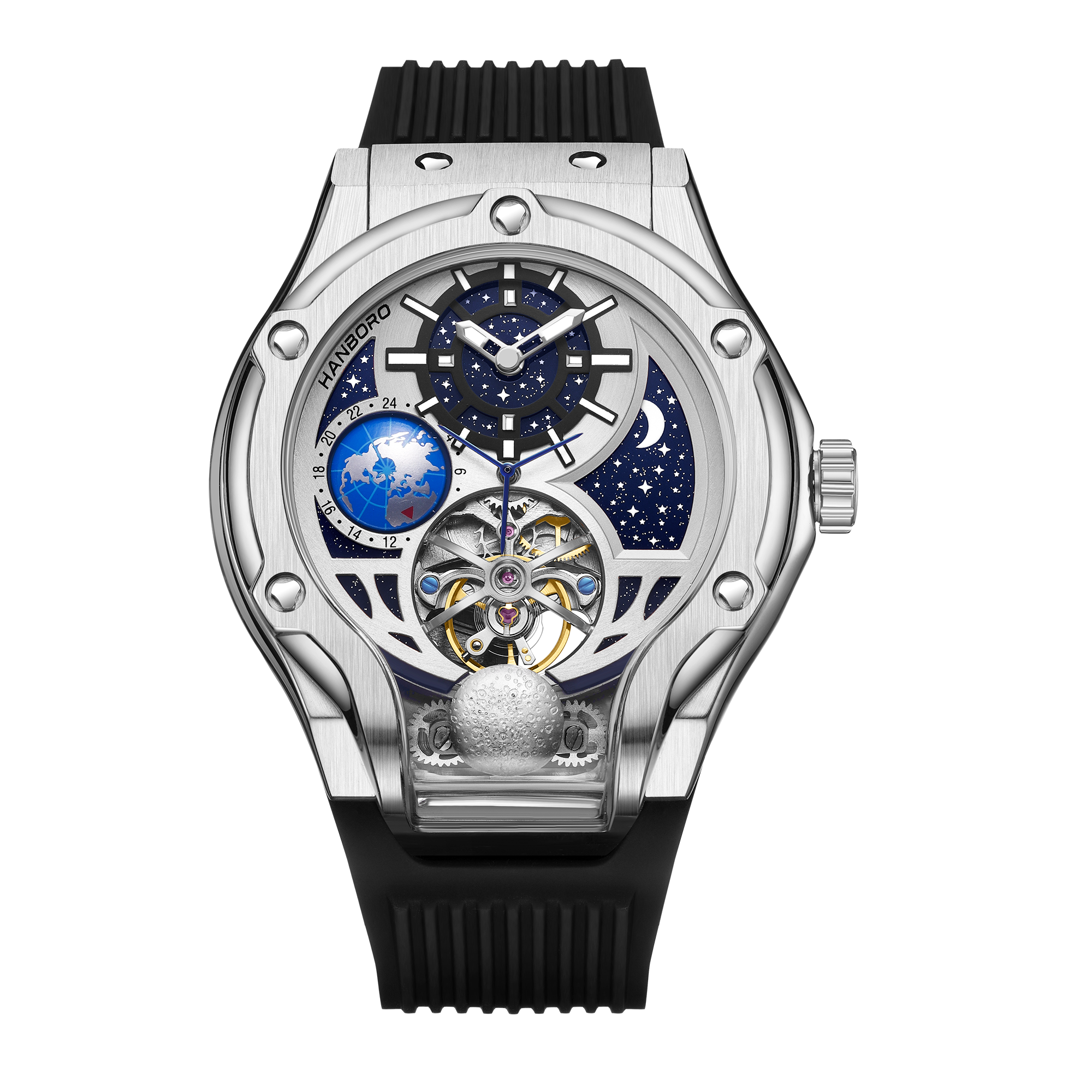 Hanboro Orbita - Tourbillon Watch WITH Planetarium Design Hanboro