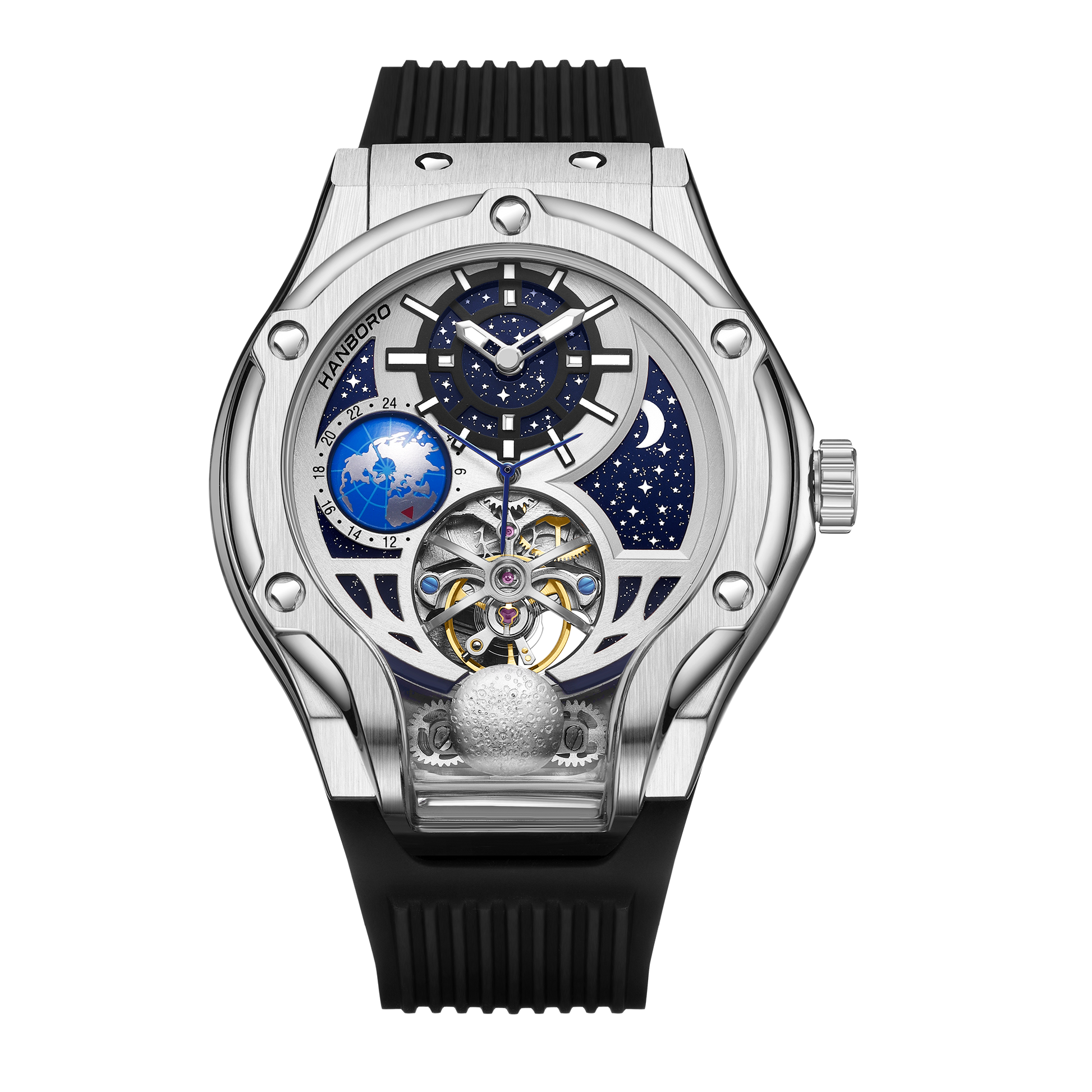 Hanboro Orbita - Tourbillon Watch WITH Planetarium Design