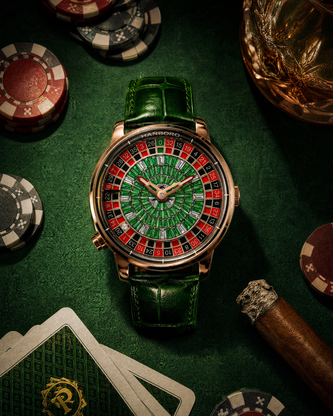 Hanboro Casino Series Roulette Royale Automatic Watch Hanboro Watches