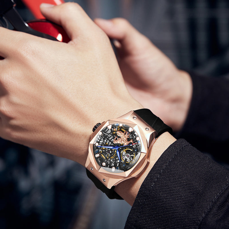 TimeAvenger – Bold Skeletonized Hero Timepiece