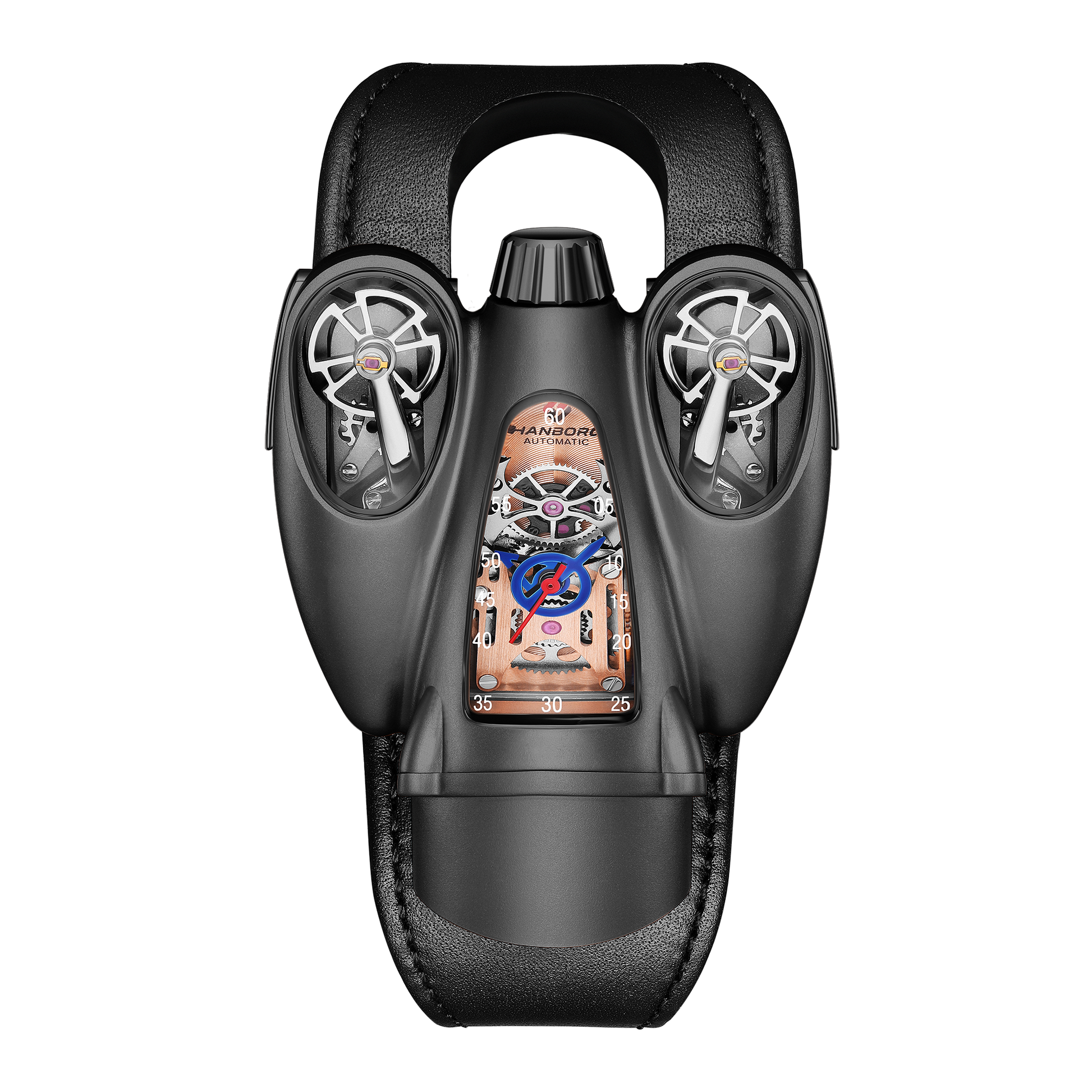 Astroworld AeroTwin Automatic Multifunction Men 42 mm HBR997-BLK Hanboro Watches