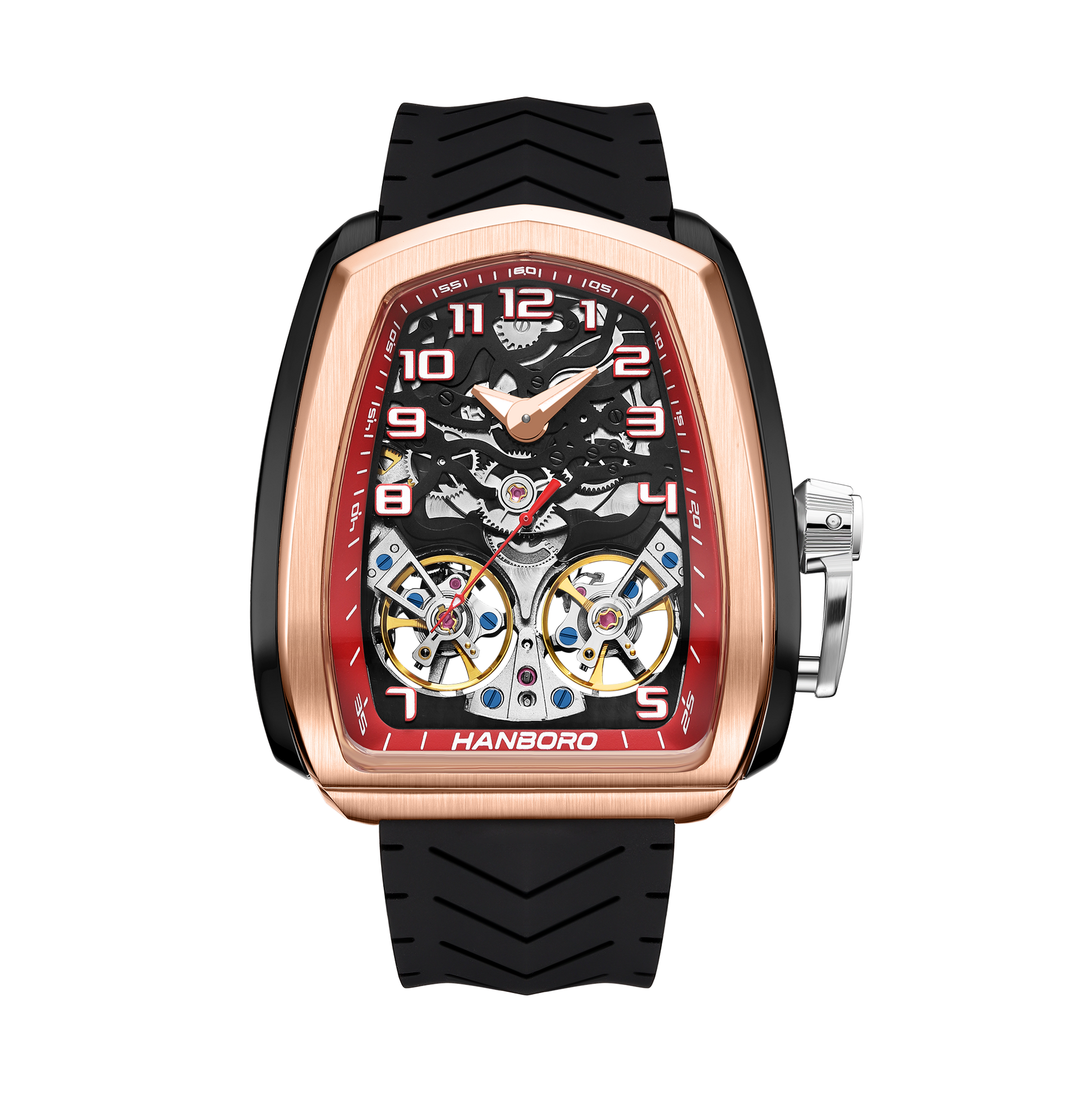 Hanboro Apex Racer – Double Balance Wheel F1-Inspired Timepiece