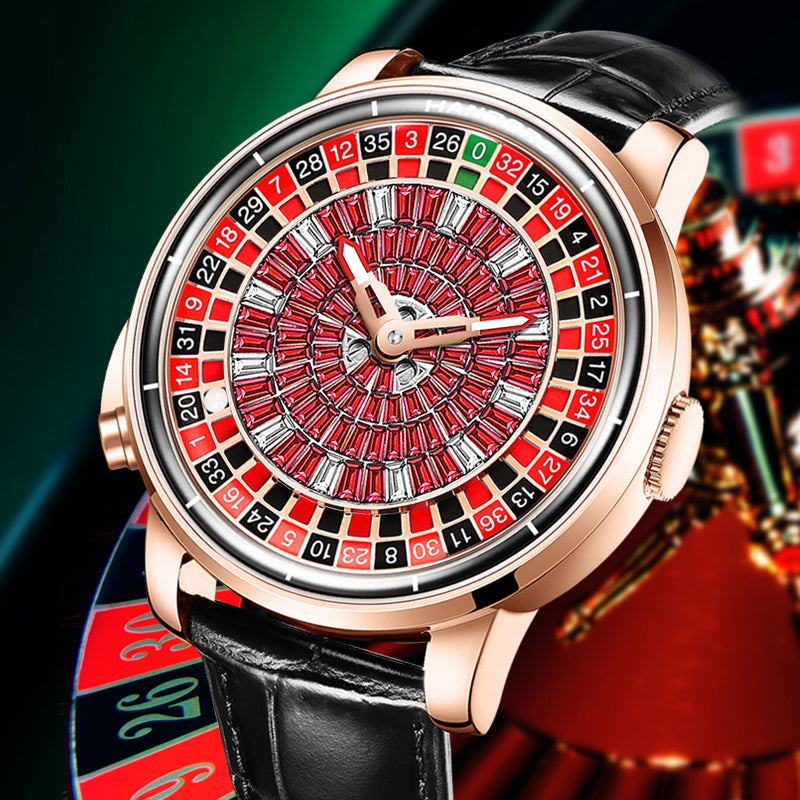 Hanboro Roulette Royale Red Gem Automatic – Luxury Mechanical Watch Hanboro Watches