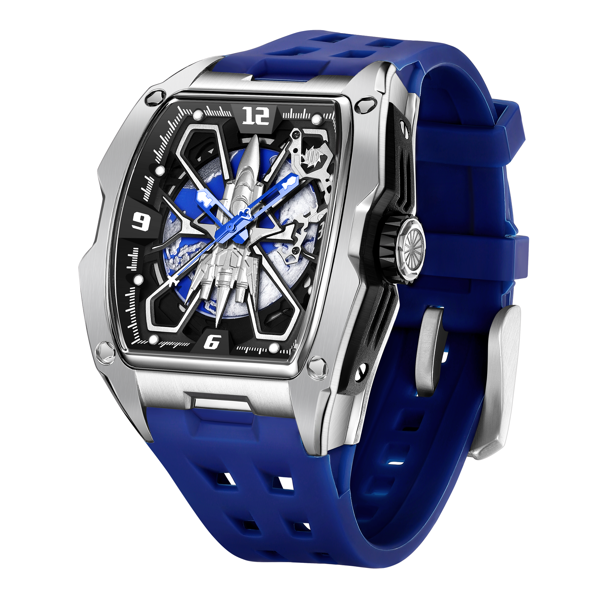 Falcon X Series: Aviation-Inspired Precision Watch Hanboro