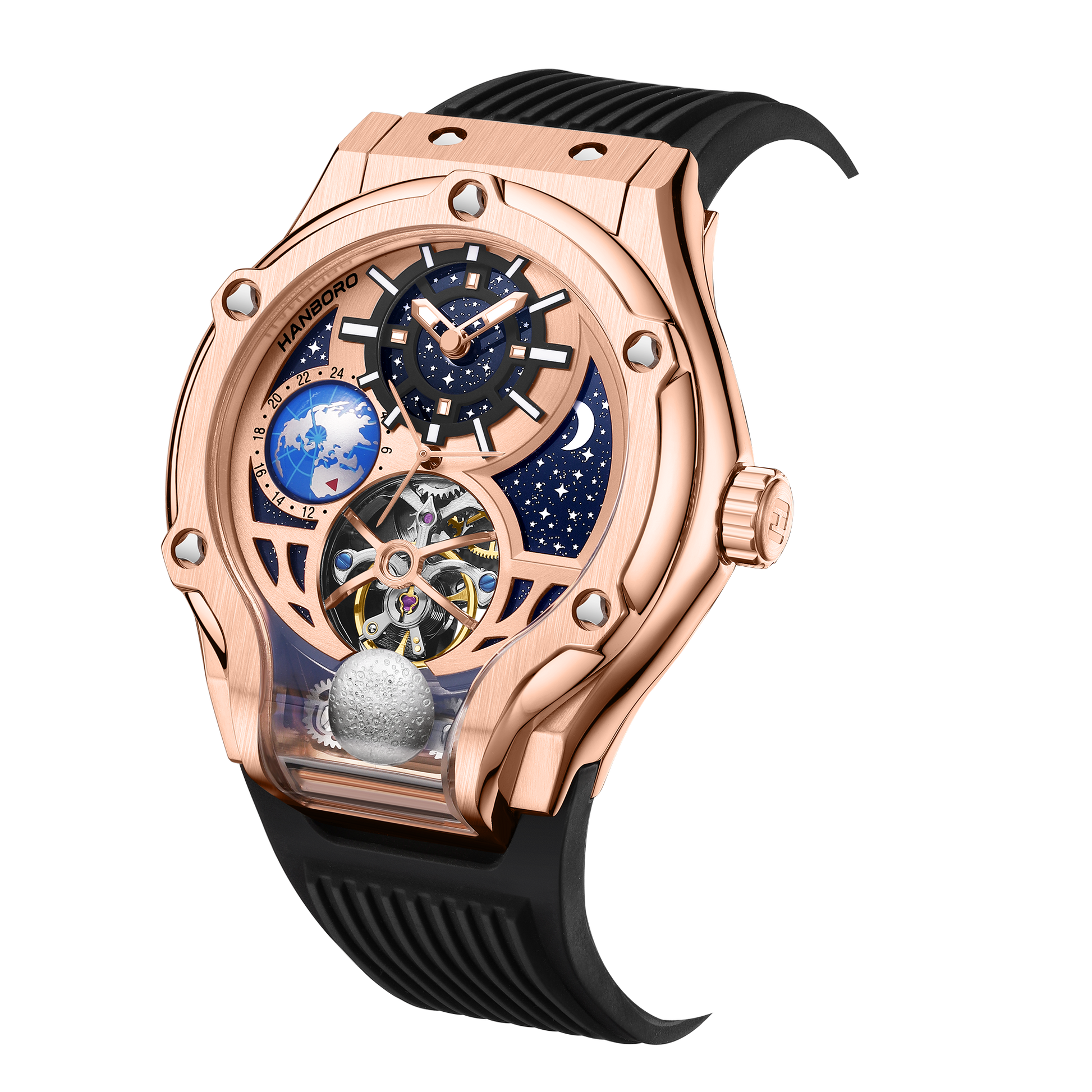 Hanboro Orbita - Tourbillon Watch WITH Planetarium Design