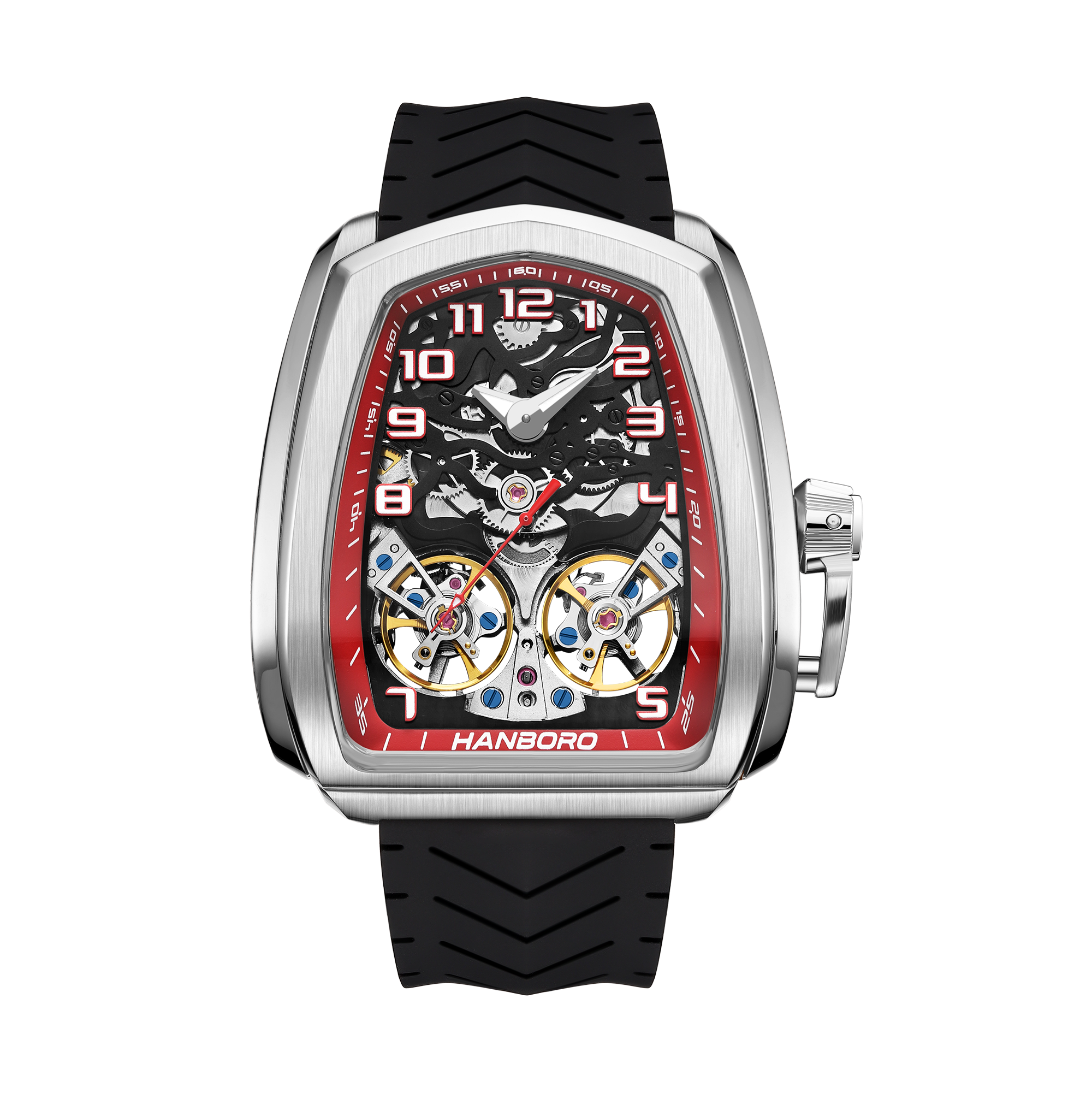 Hanboro Apex Racer – Double Balance Wheel F1-Inspired Timepiece Hanboro