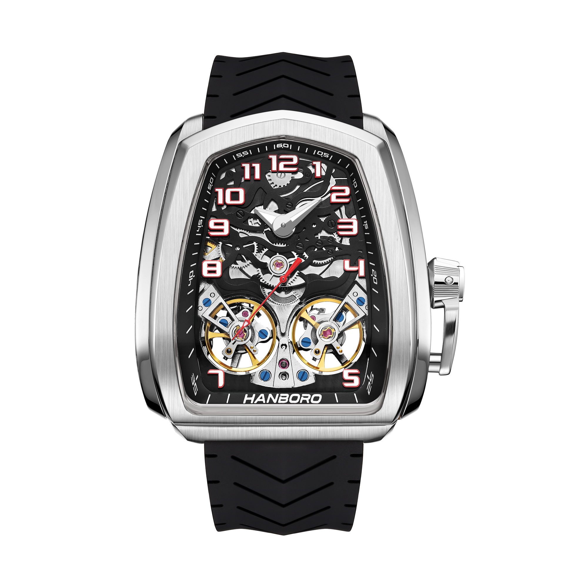 Hanboro Apex Racer – Double Balance Wheel F1-Inspired Timepiece Hanboro