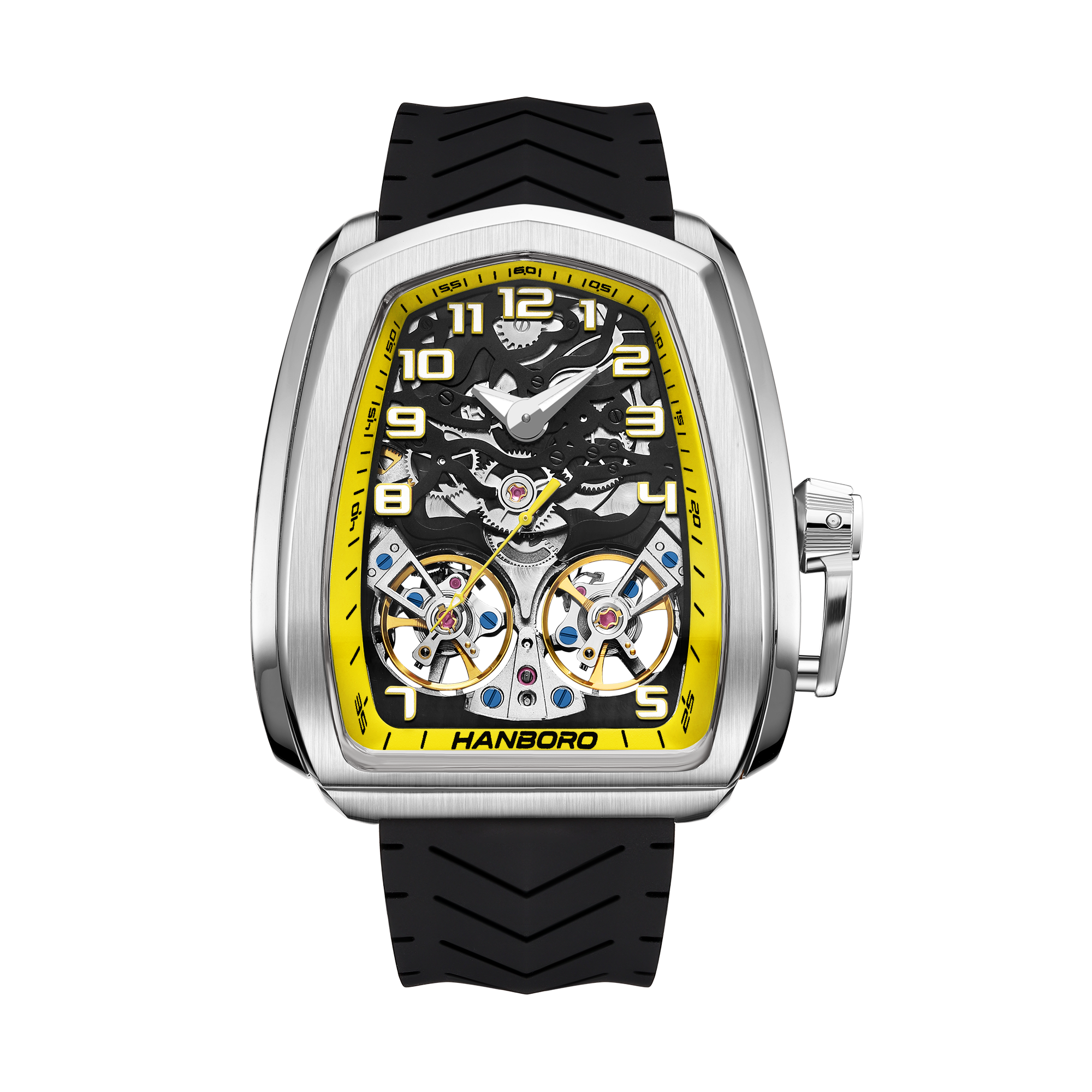 Hanboro Apex Racer – Double Balance Wheel F1-Inspired Timepiece Hanboro