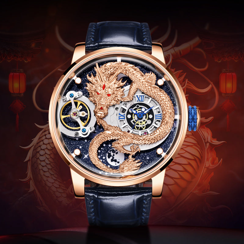 Zodiac Series: Dragon’s Legacy – Sapphire Dial Edition