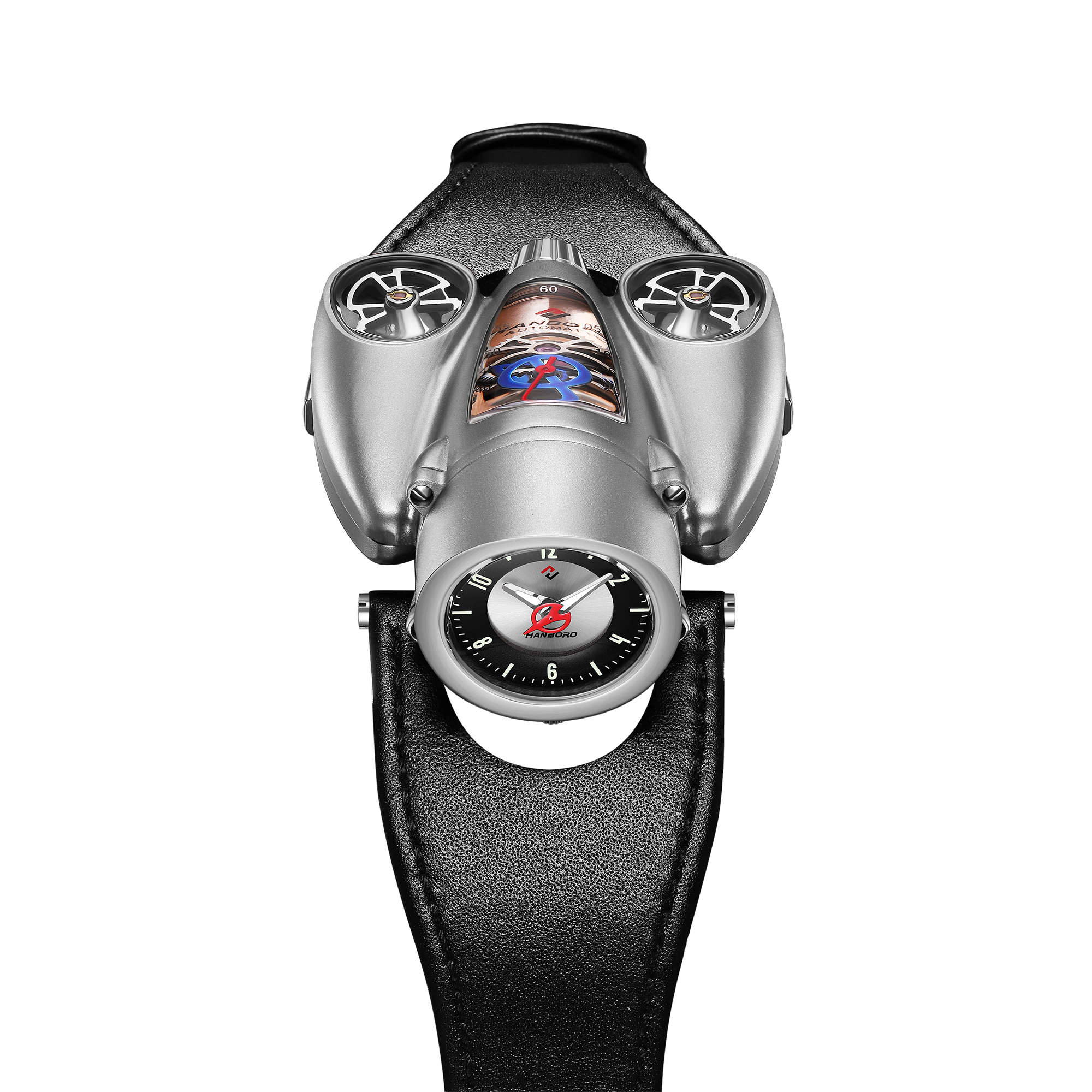 Astroworld AeroTwin Automatic Multifunction Men 42 mm HBR997-BLK Hanboro Watches