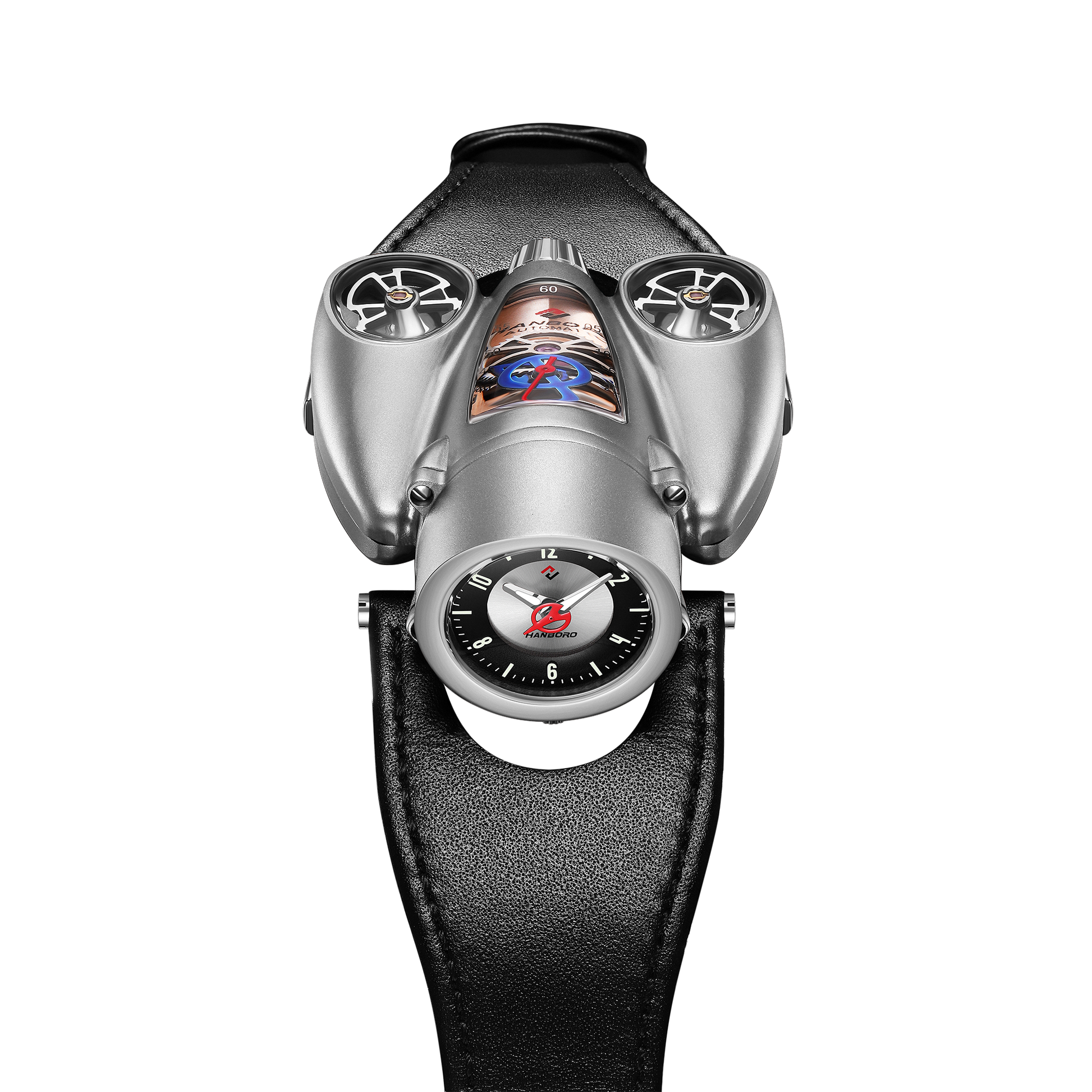 Astroworld AeroTwin Automatic Multifunction Men 42 mm HBR997-BLK Hanboro Watches