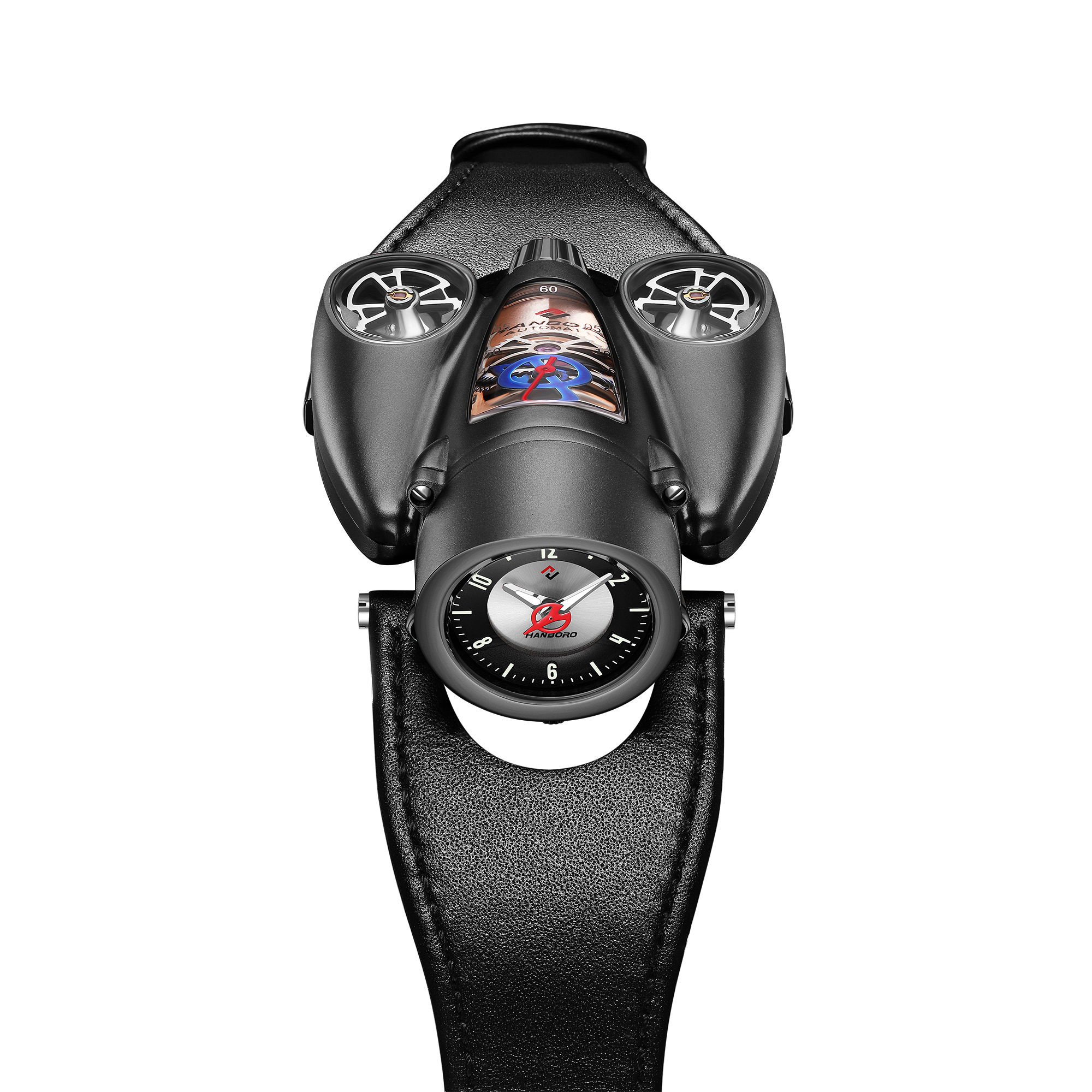 Astroworld AeroTwin Automatic Multifunction Men 42 mm HBR997-BLK Hanboro Watches