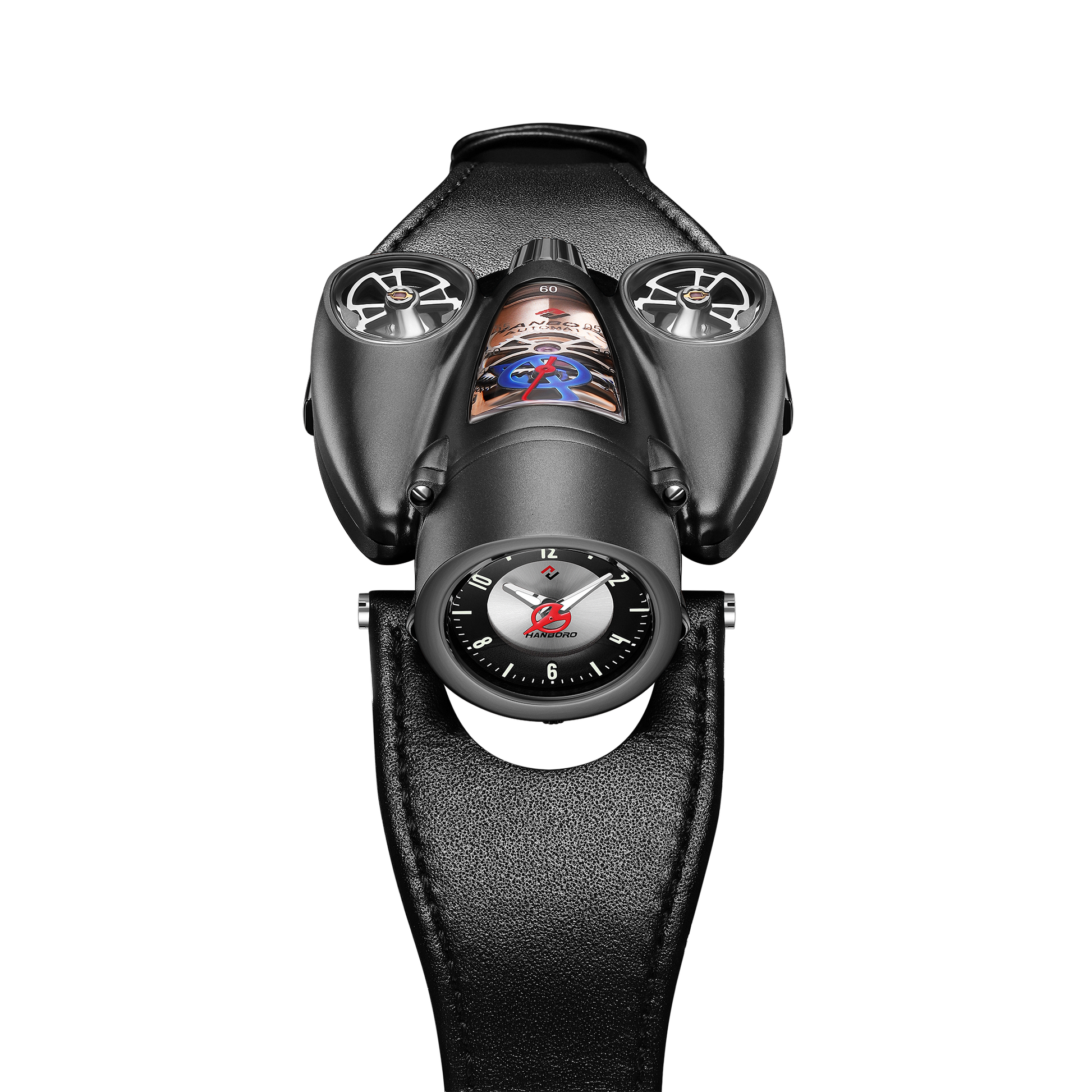 Astroworld AeroTwin Automatic Multifunction Men 42 mm HBR997-BLK Hanboro Watches