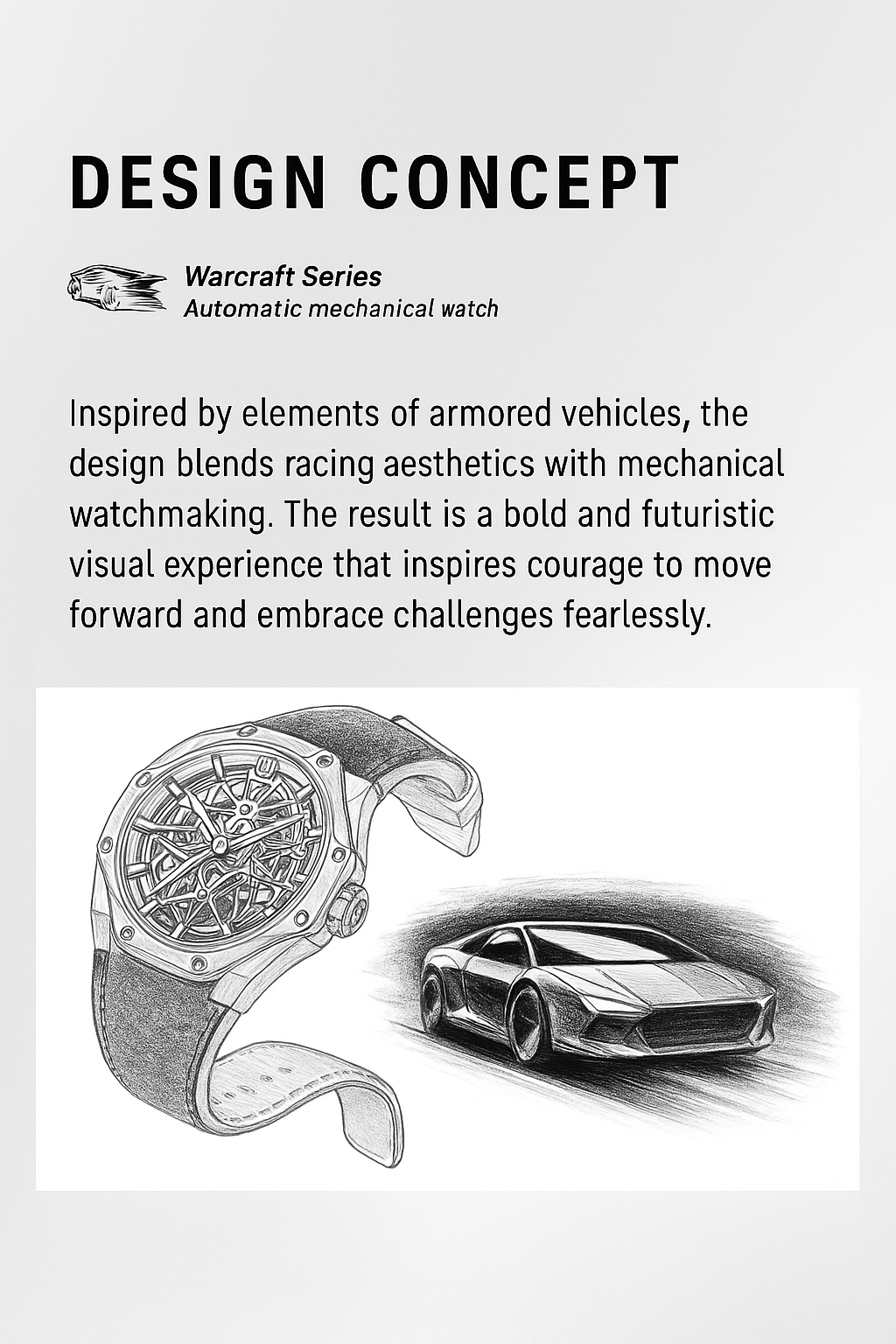 Torque Edge – Futuristic Mechanical Timepiece Hanboro