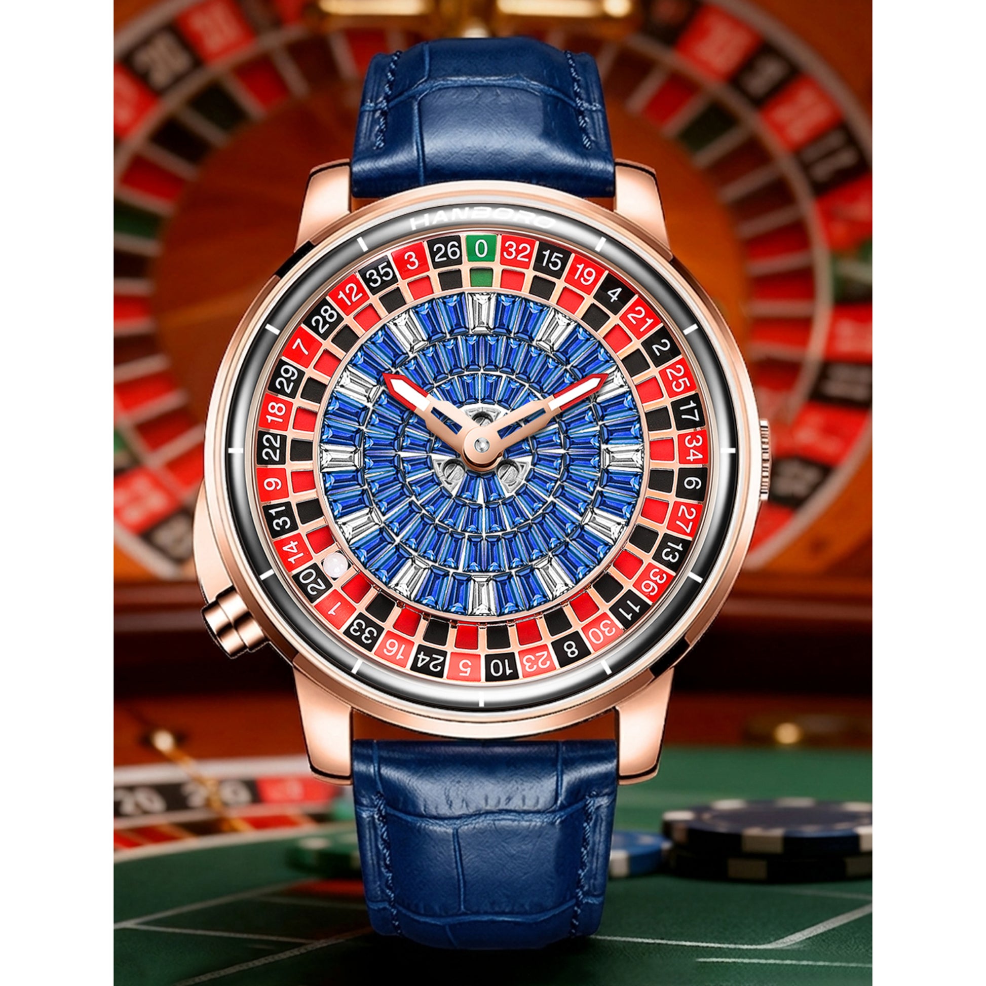 Hanboro Casino Series Roulette Royale Automatic Watch Hanboro Watches