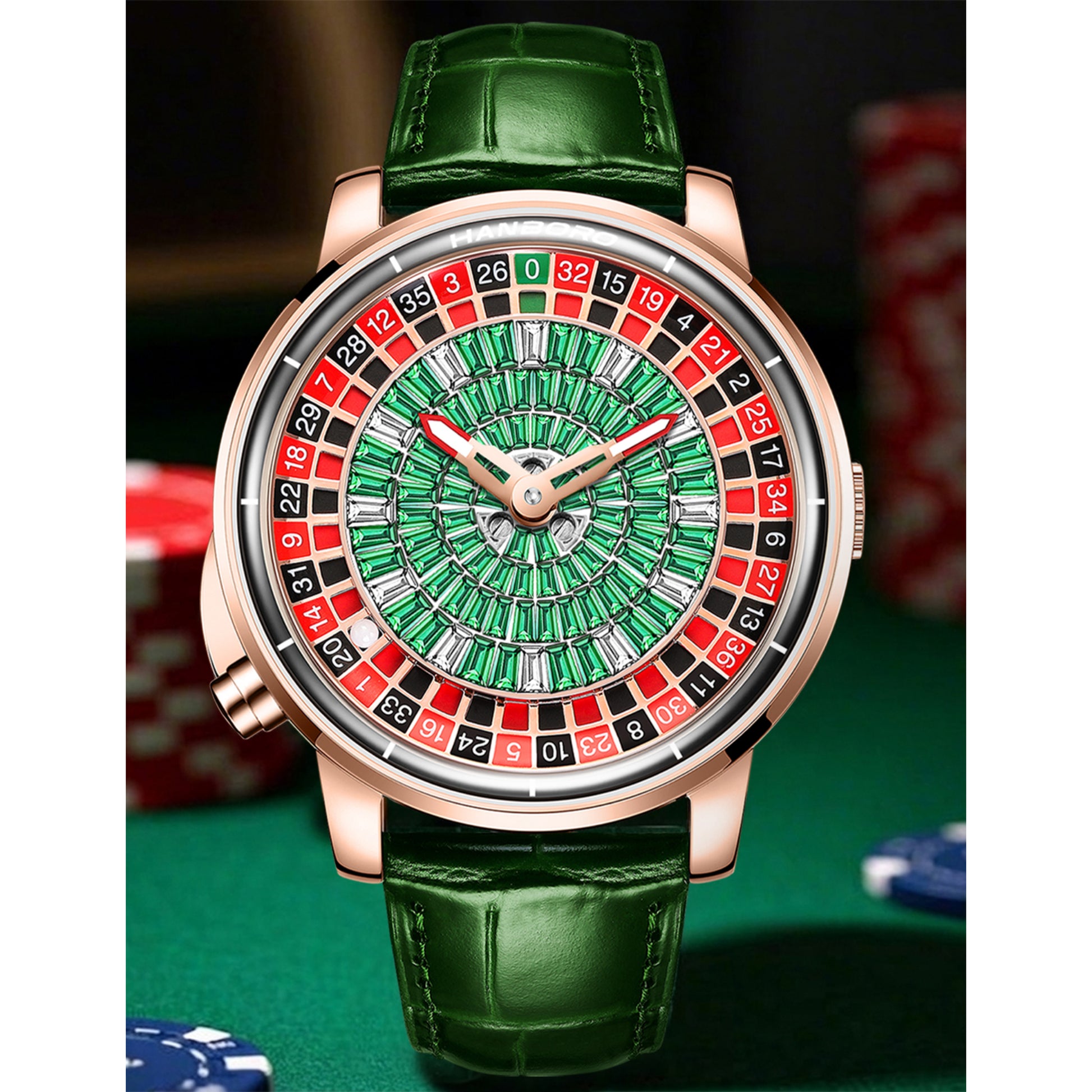 Hanboro Casino Series Roulette Royale Automatic Watch Hanboro Watches
