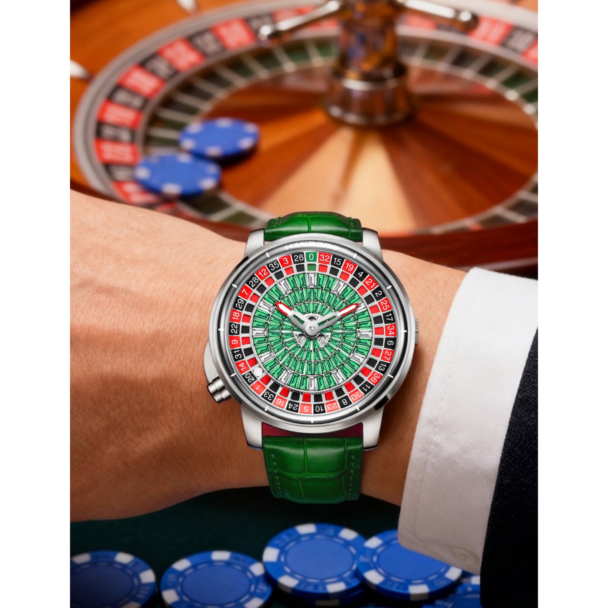Hanboro Casino Series Roulette Royale Automatic Watch Hanboro Watches