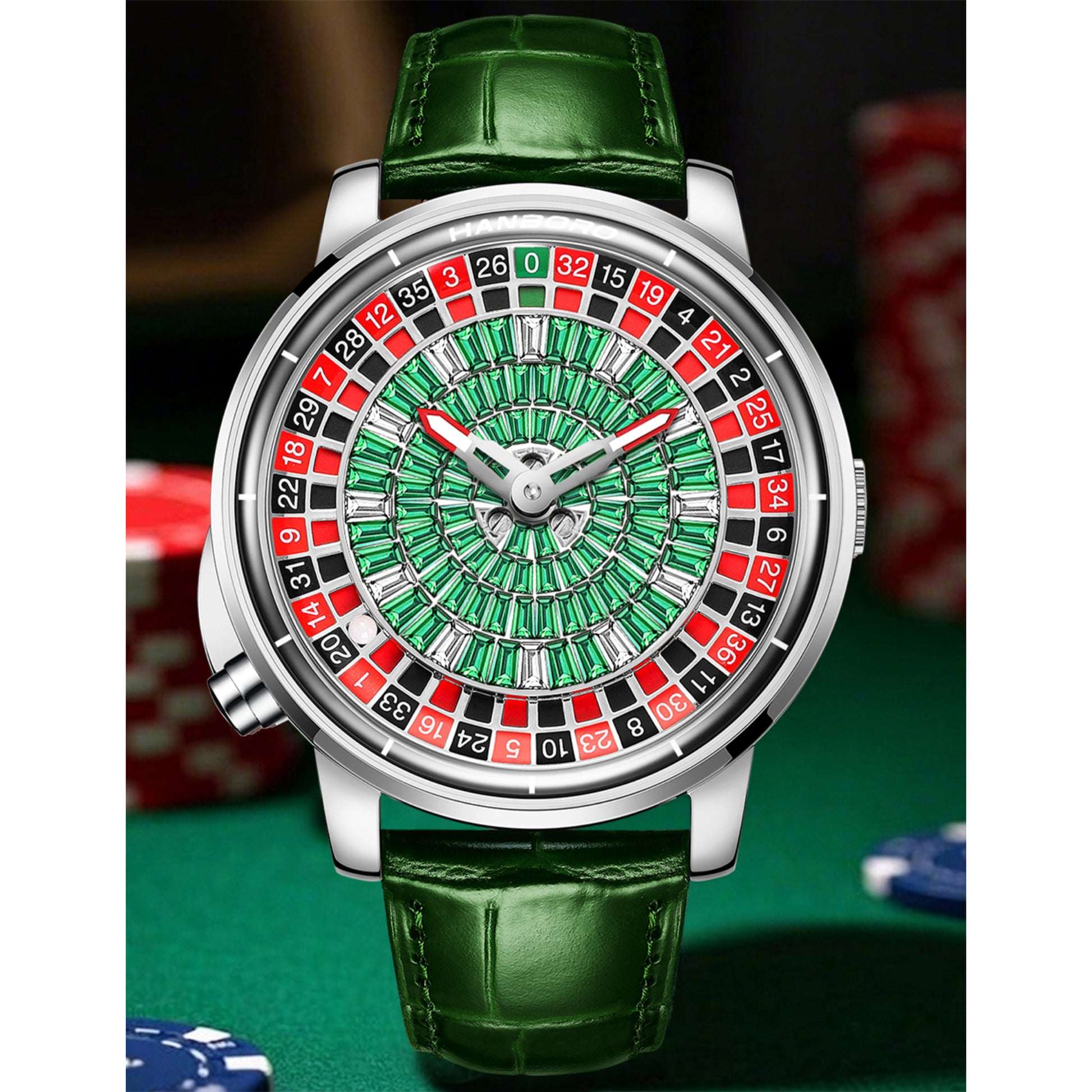 Hanboro Casino Series Roulette Royale Automatic Watch Hanboro Watches