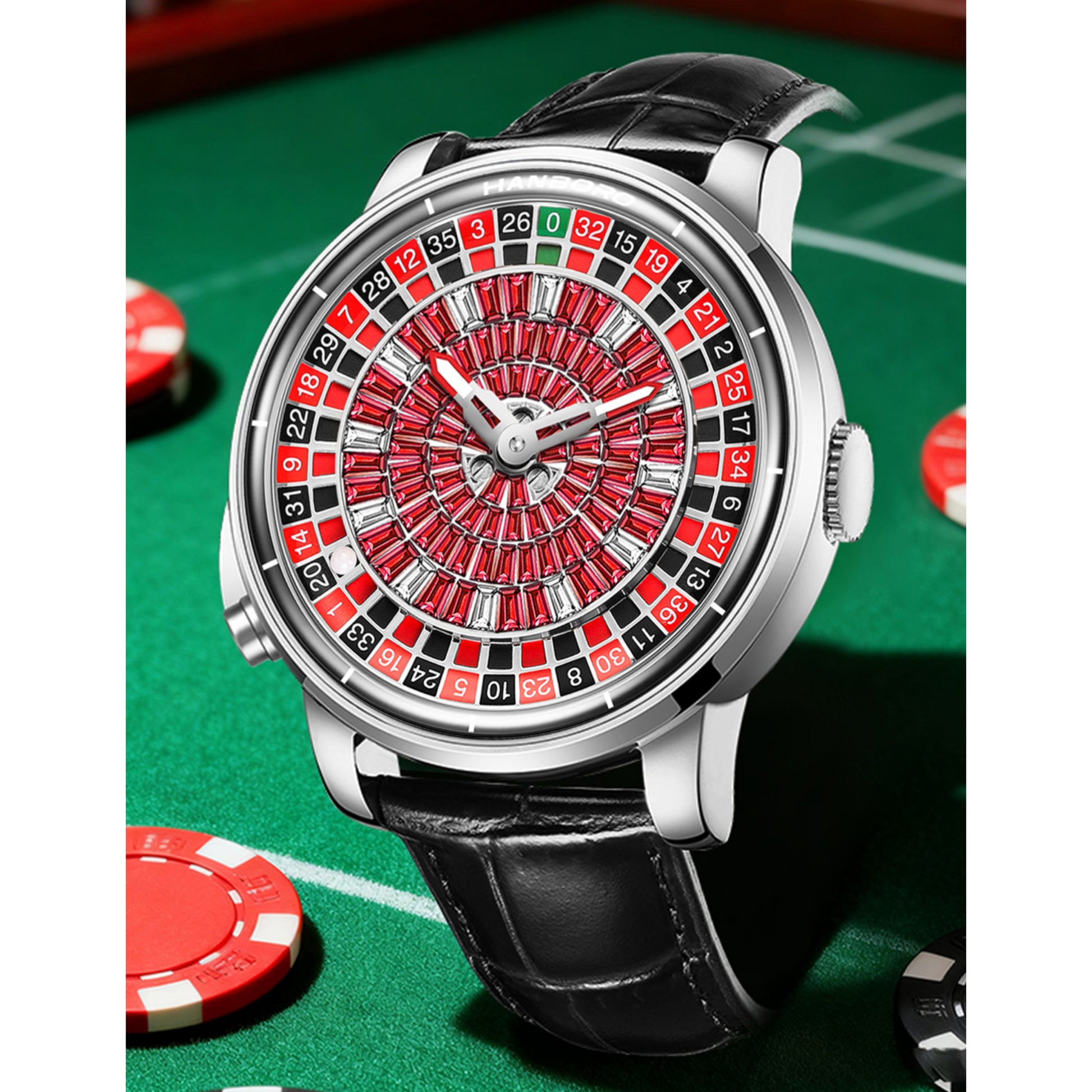 Hanboro Casino Series Roulette Royale Automatic Watch Hanboro Watches