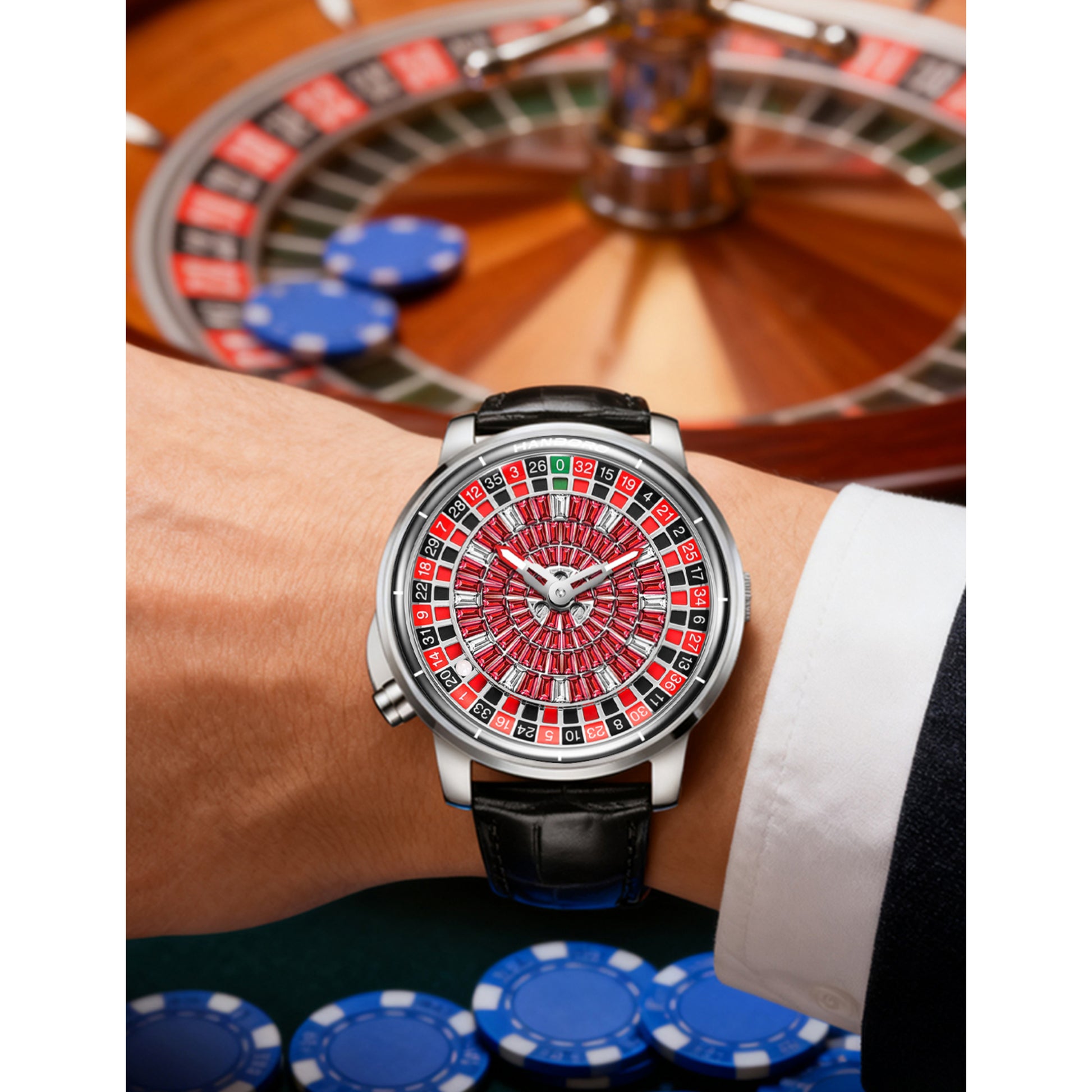 Hanboro Casino Series Roulette Royale Automatic Watch Hanboro Watches