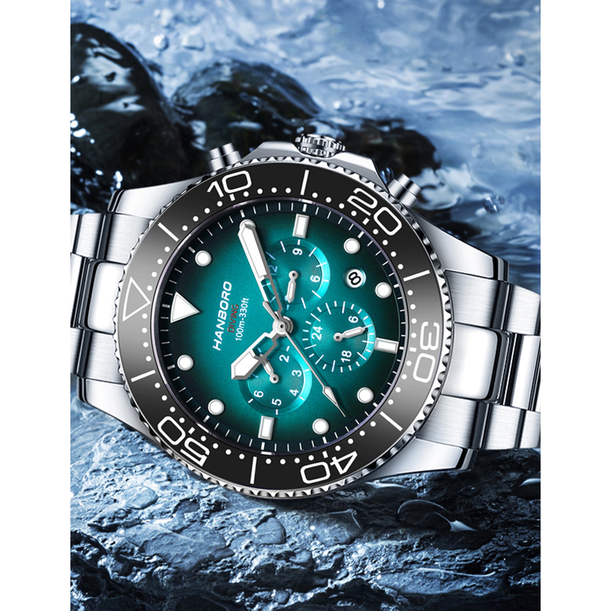 Hanboro OceanStrike Diver Automatic Chronograph Hanboro Watches