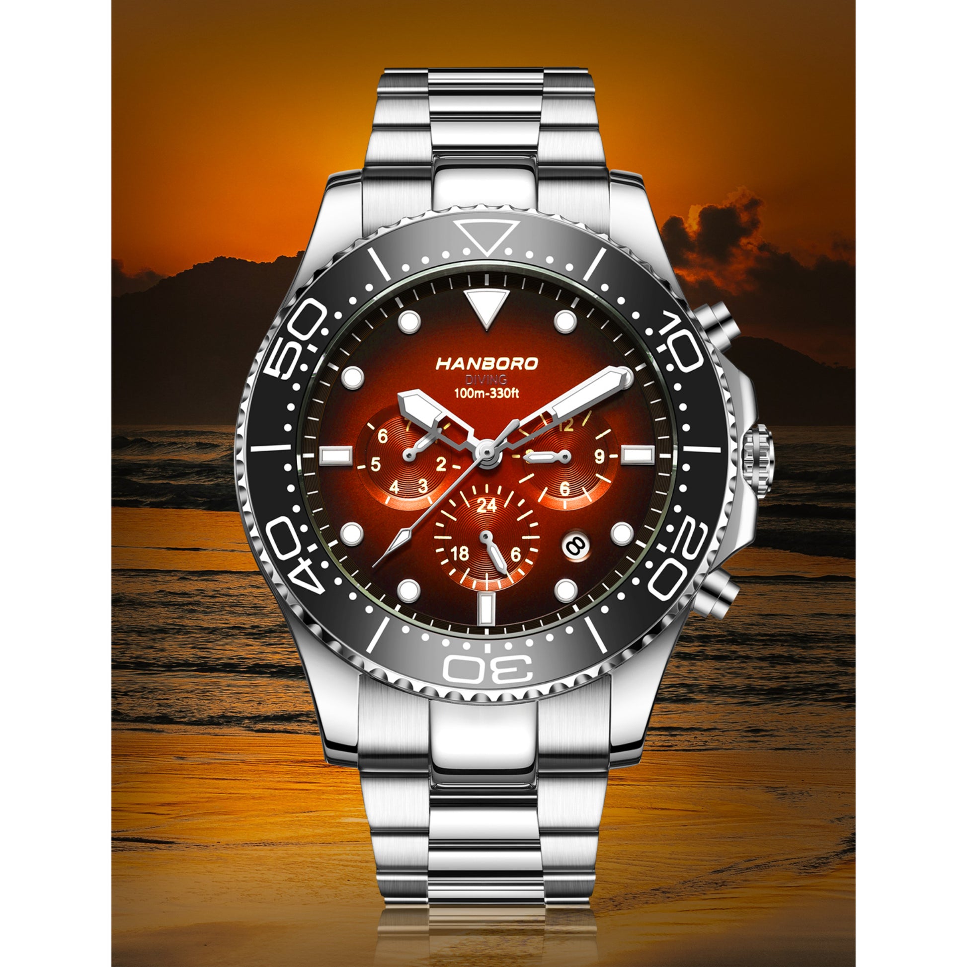 Hanboro OceanStrike Diver Automatic Chronograph Hanboro Watches