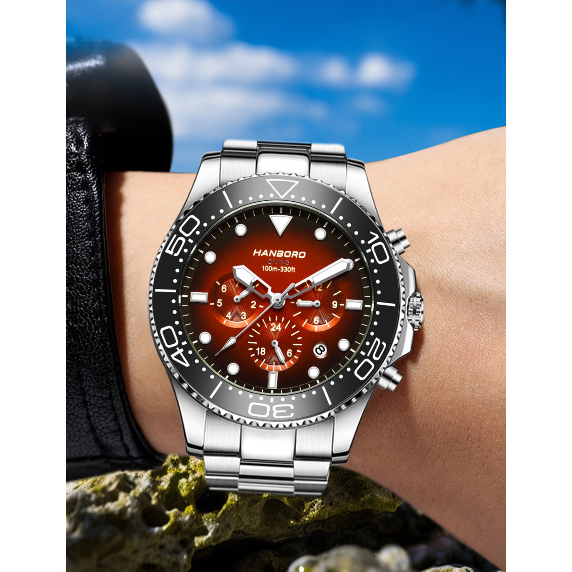 Hanboro OceanStrike Diver Automatic Chronograph Hanboro Watches
