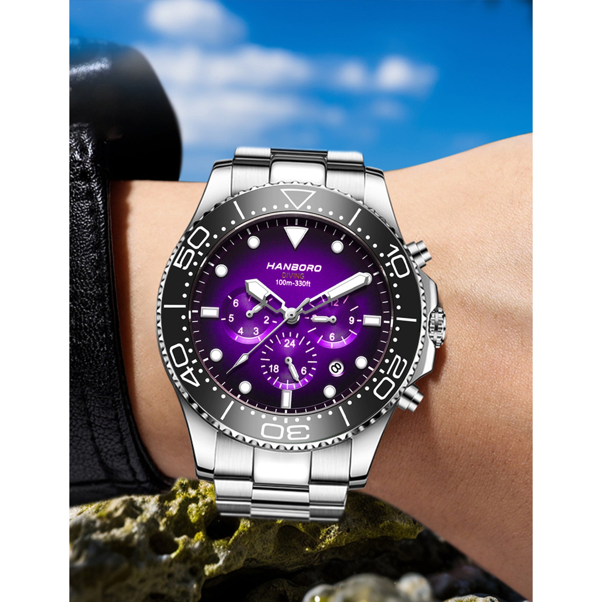 Hanboro OceanStrike Diver Automatic Chronograph Hanboro Watches