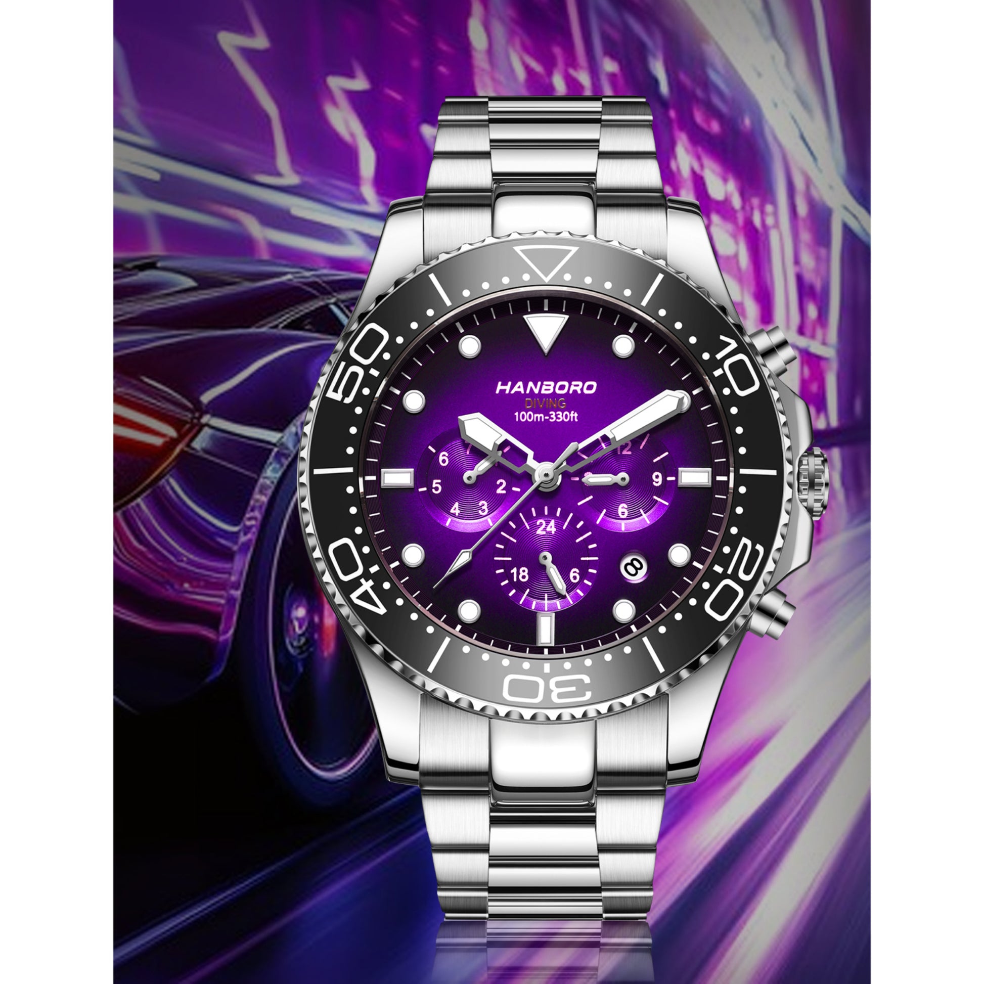 Hanboro OceanStrike Diver Automatic Chronograph Hanboro Watches
