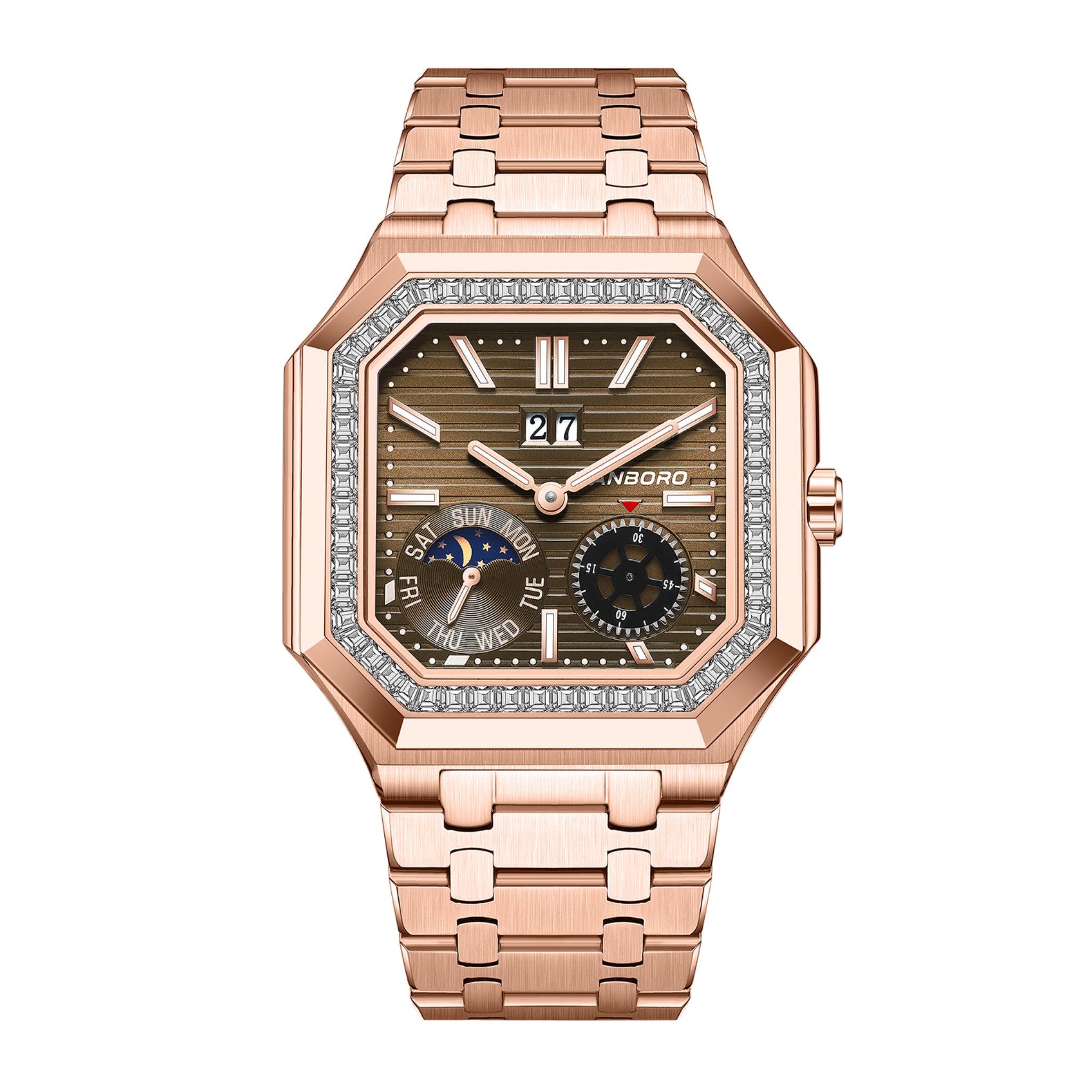 Hanboro Meridian – Octagonal Day-Date  Automatic Watch Hanboro Watches