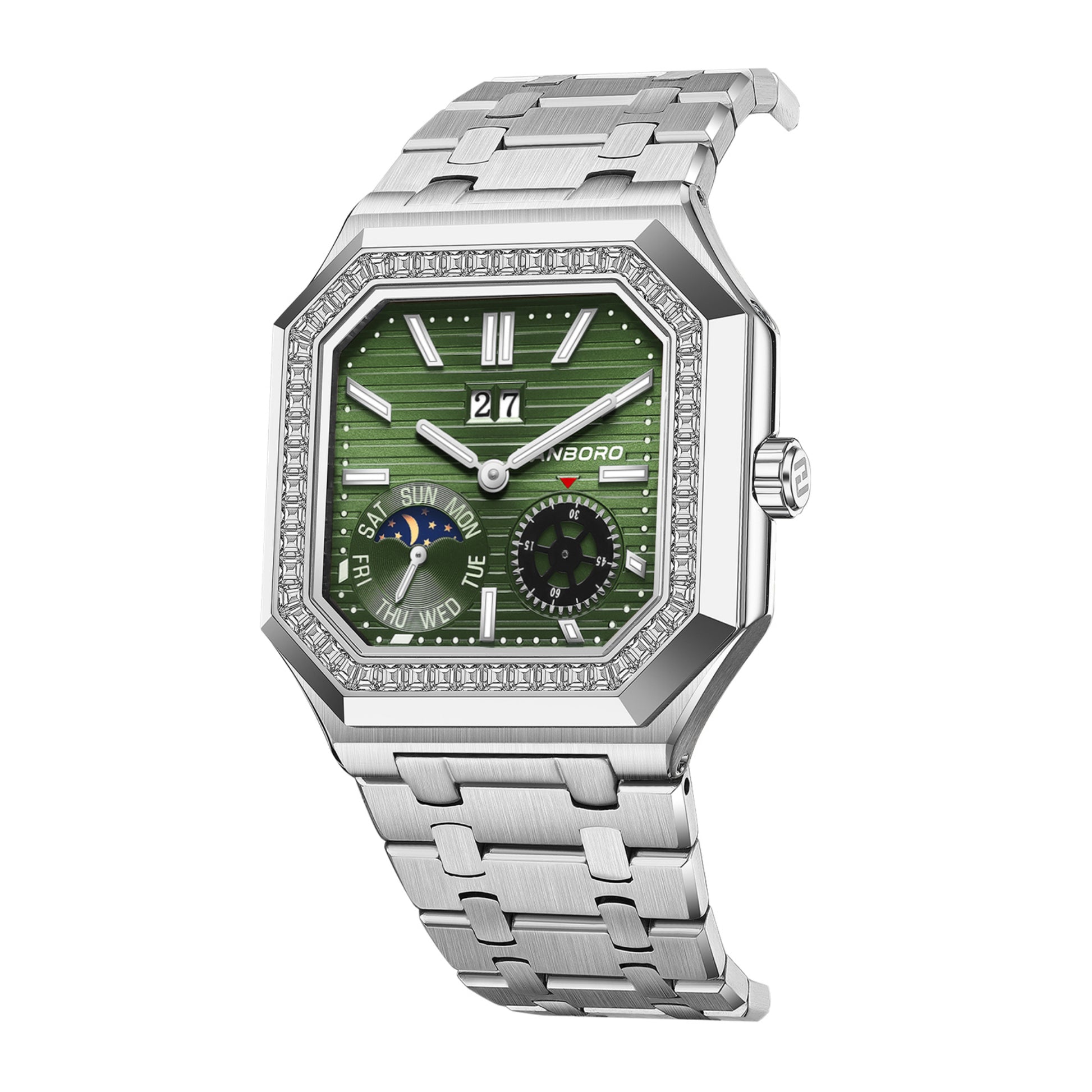 Hanboro Meridian – Octagonal Day-Date  Automatic Watch Hanboro Watches