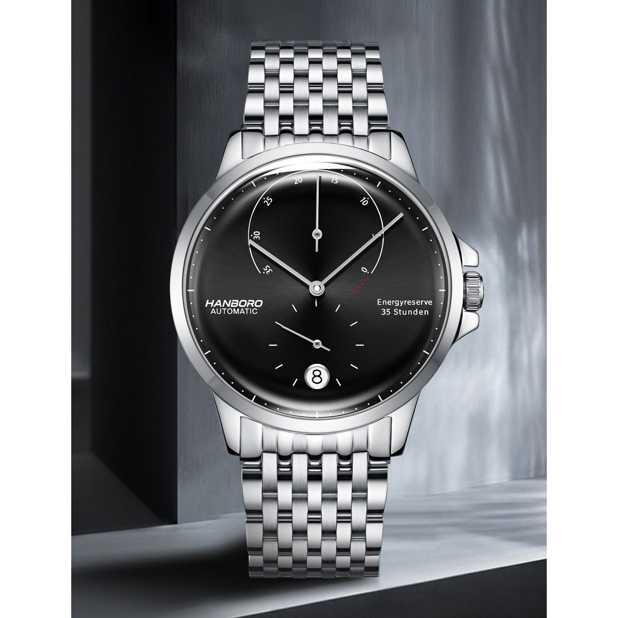 Hanboro A200 Reserve – Automatic Power Reserve Stainless Steel Watch Hanboro Watches