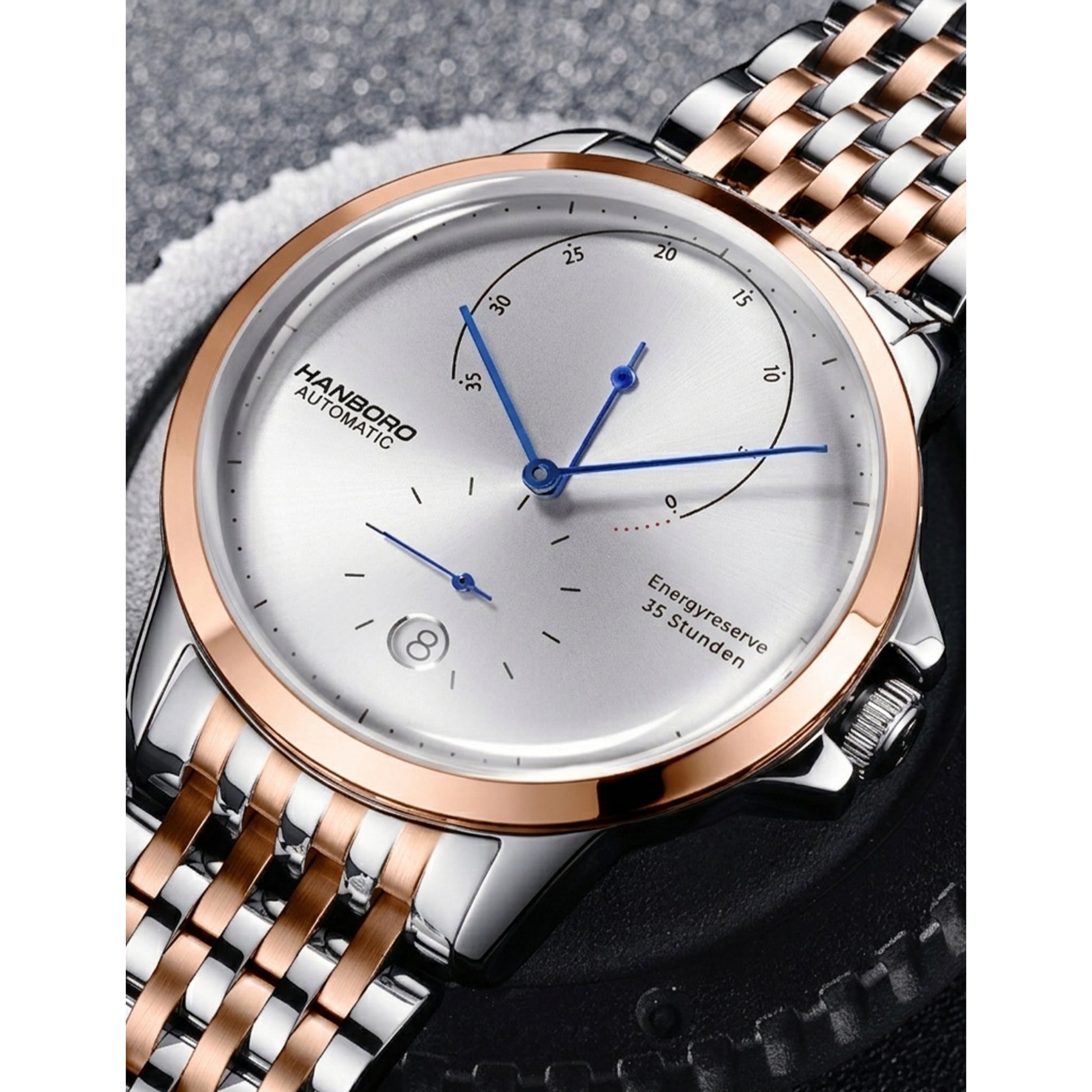 Hanboro A200 Reserve – Automatic Power Reserve Stainless Steel Watch Hanboro Watches