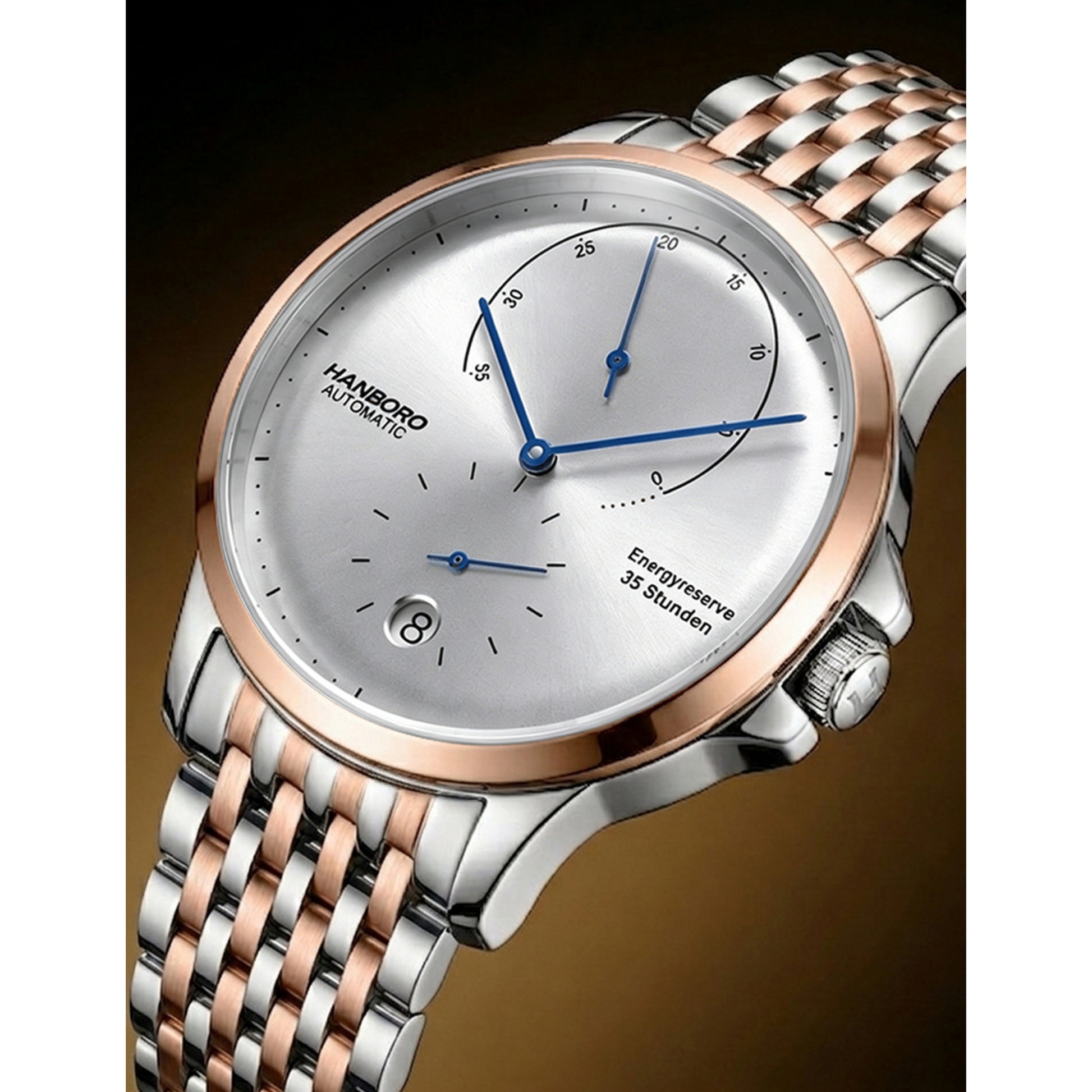 Hanboro A200 Reserve – Automatic Power Reserve Stainless Steel Watch Hanboro Watches