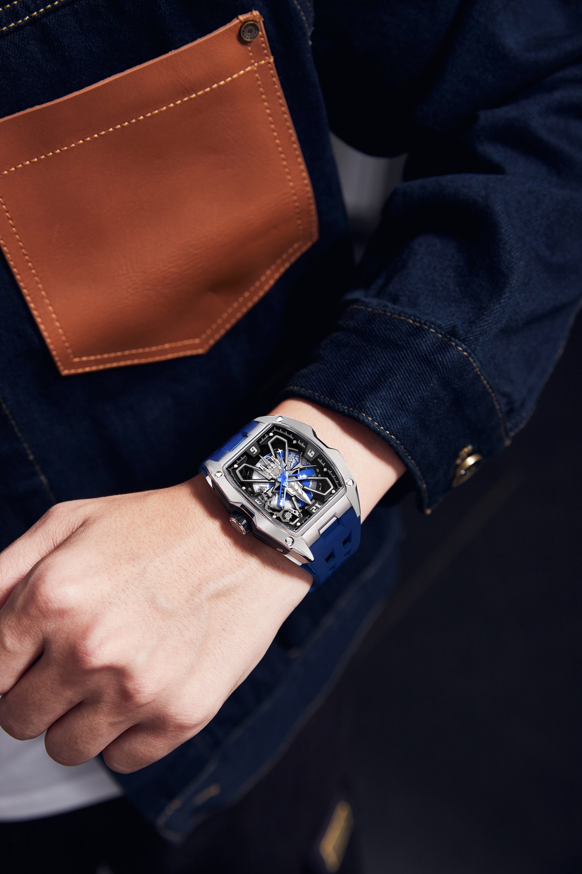 Falcon X Series: Aviation-Inspired Precision Watch Hanboro