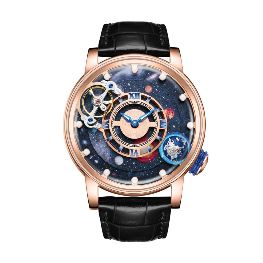 9INE Planet Series: Nebula Craft – Space Art Timepiece Hanboro