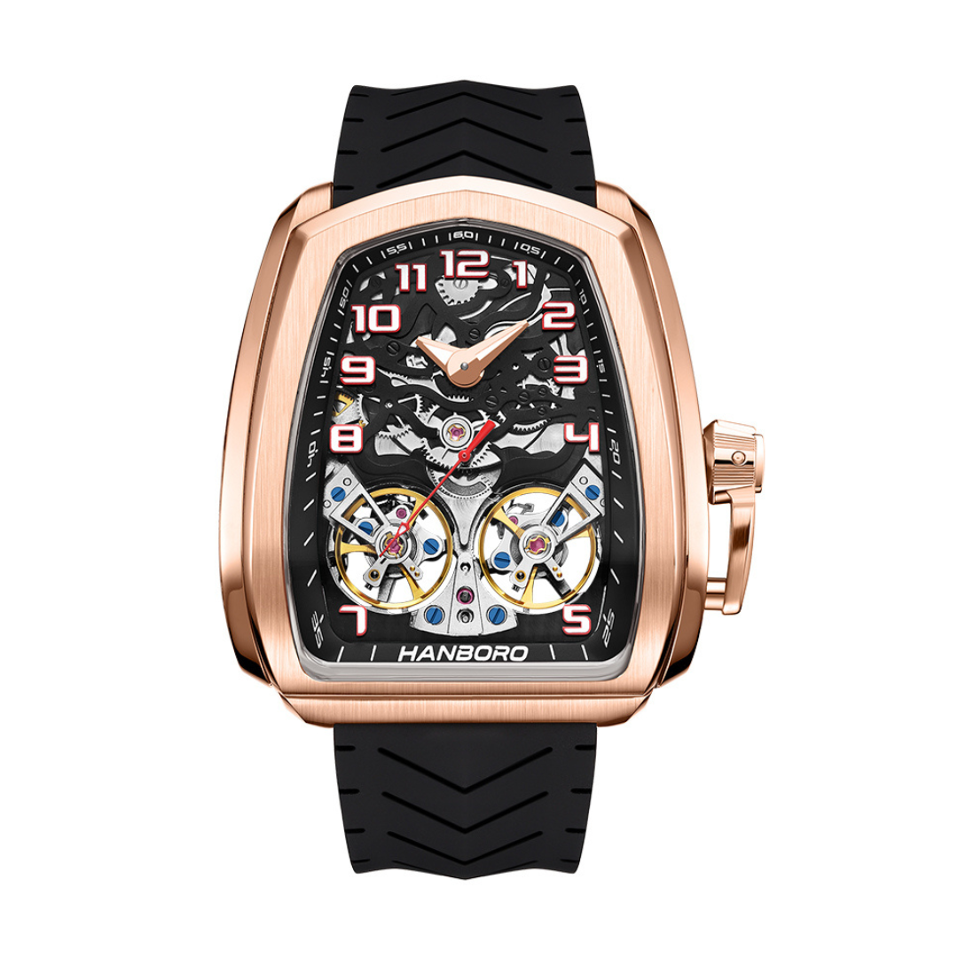 Hanboro Apex Racer – Double Balance Wheel F1-Inspired Timepiece Hanboro
