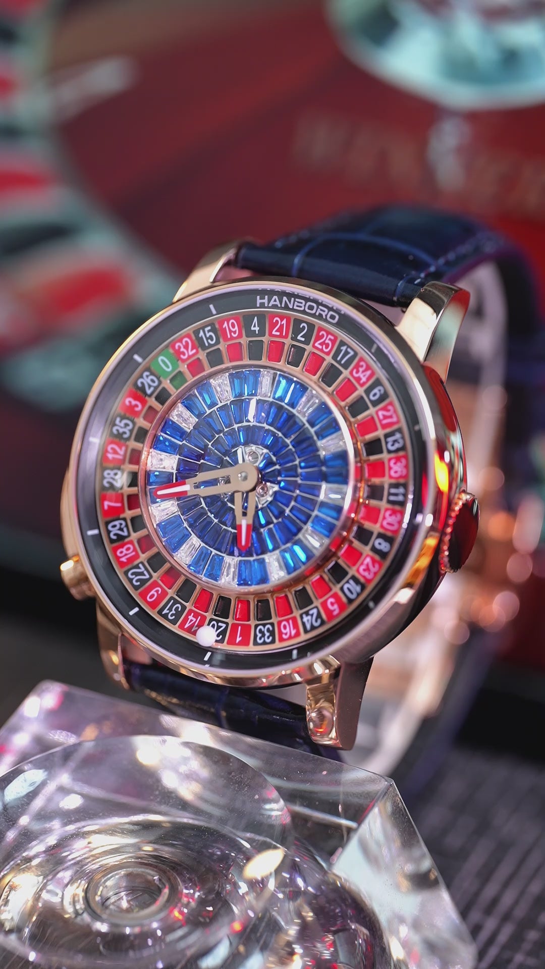 Hanboro Roulette Royale Blue Sapphire Automatic Watch