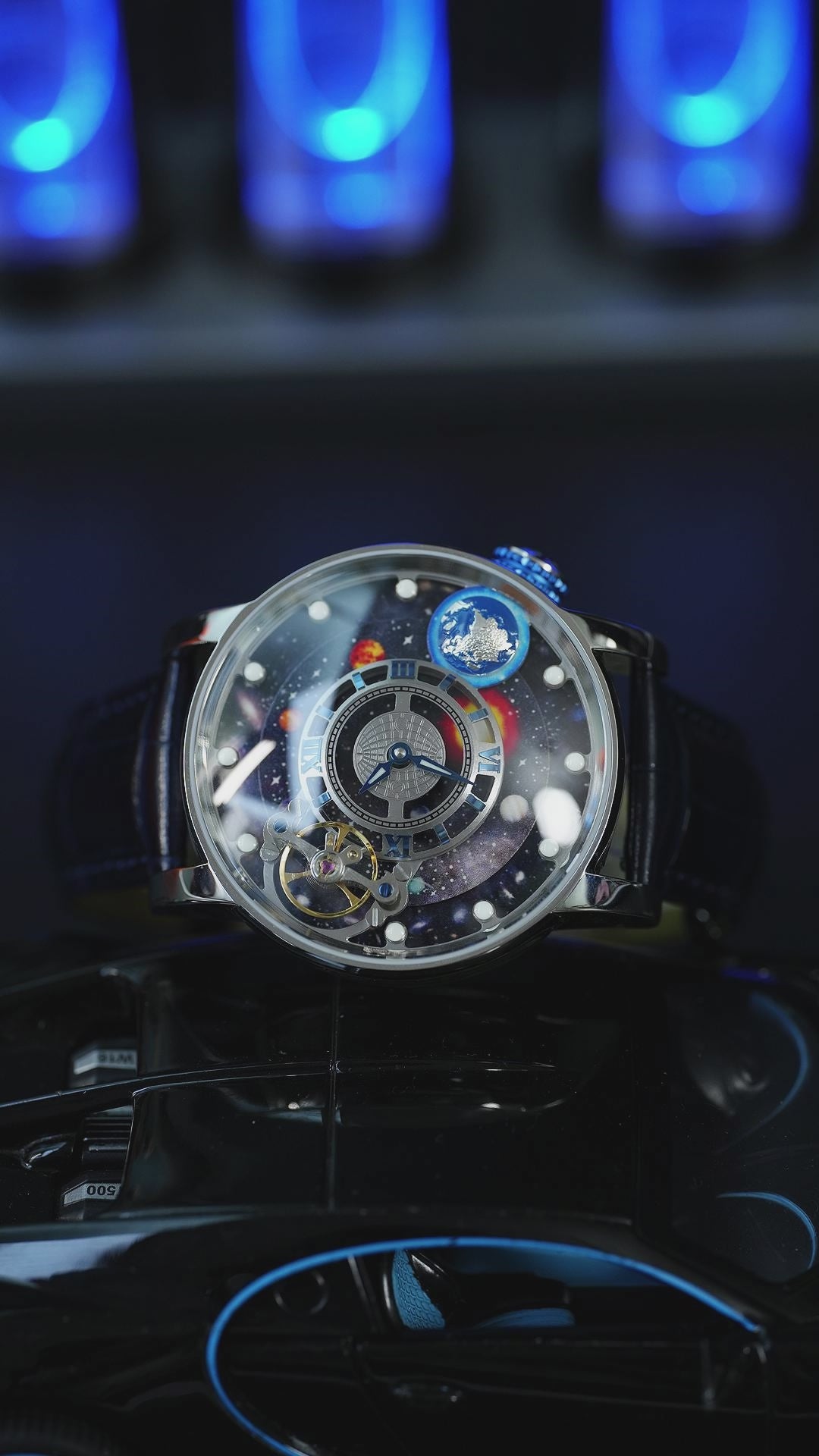 9INE Planet Series: Nebula Craft – Space Art Timepiece
