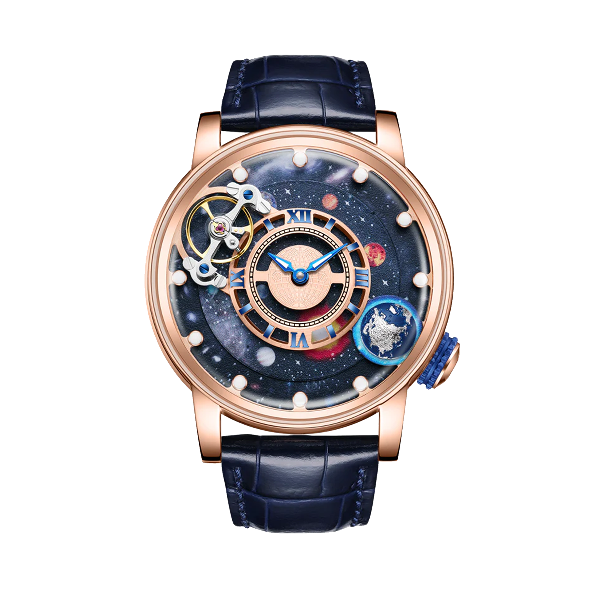 9INE Planet Series: Nebula Craft – Space Art Timepiece